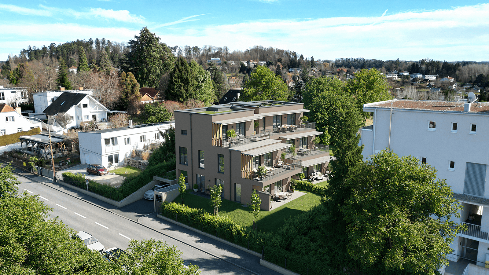 Eigentumswohnung in Graz Waltendorf 4 Graz Waltendorf Terrasse Gesamtprojekt