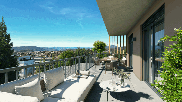 Graz Waltendorf Terrasse Terrassenaussicht