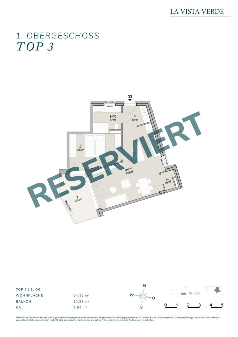 La Vista Verde reserviert Top3